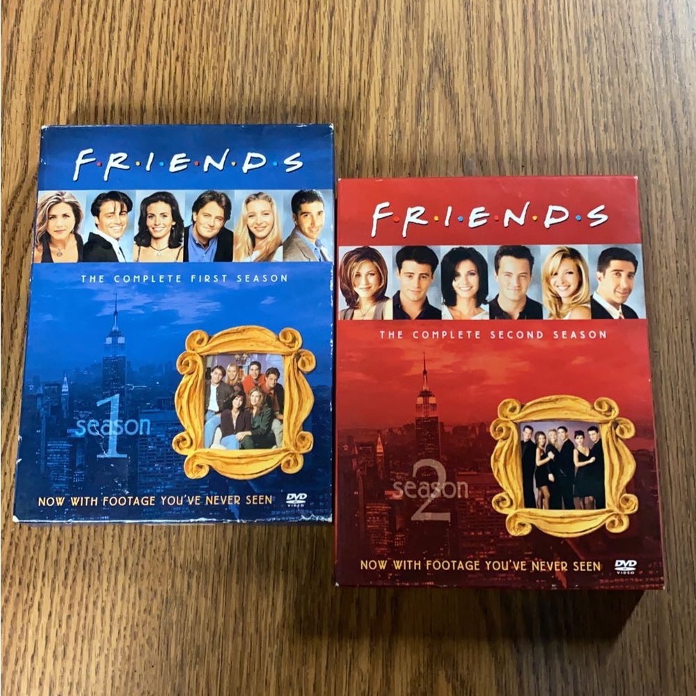 Season 1 AND 2 of FRIENDS!